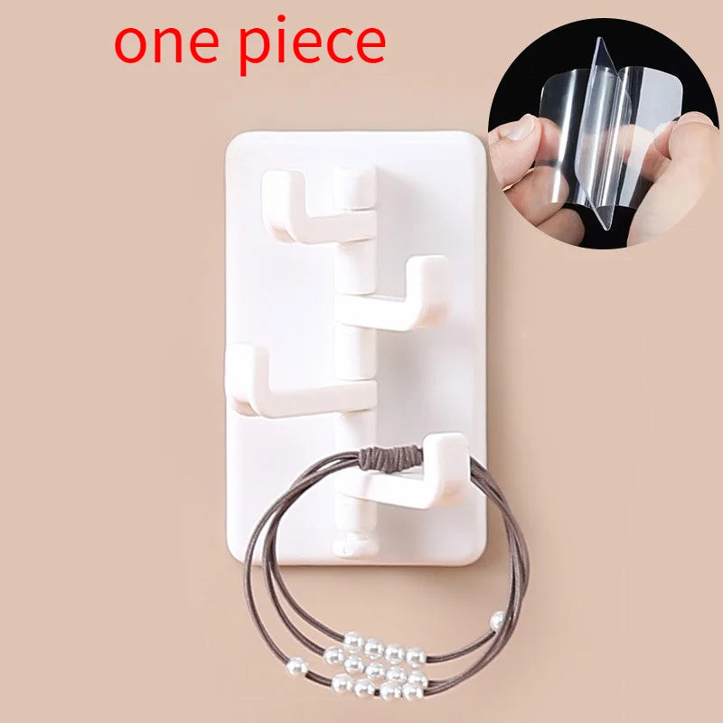 porte clés adhésifs modernes blanc jaune rose bleu vert minimalistes pièces organisateur mural écologique