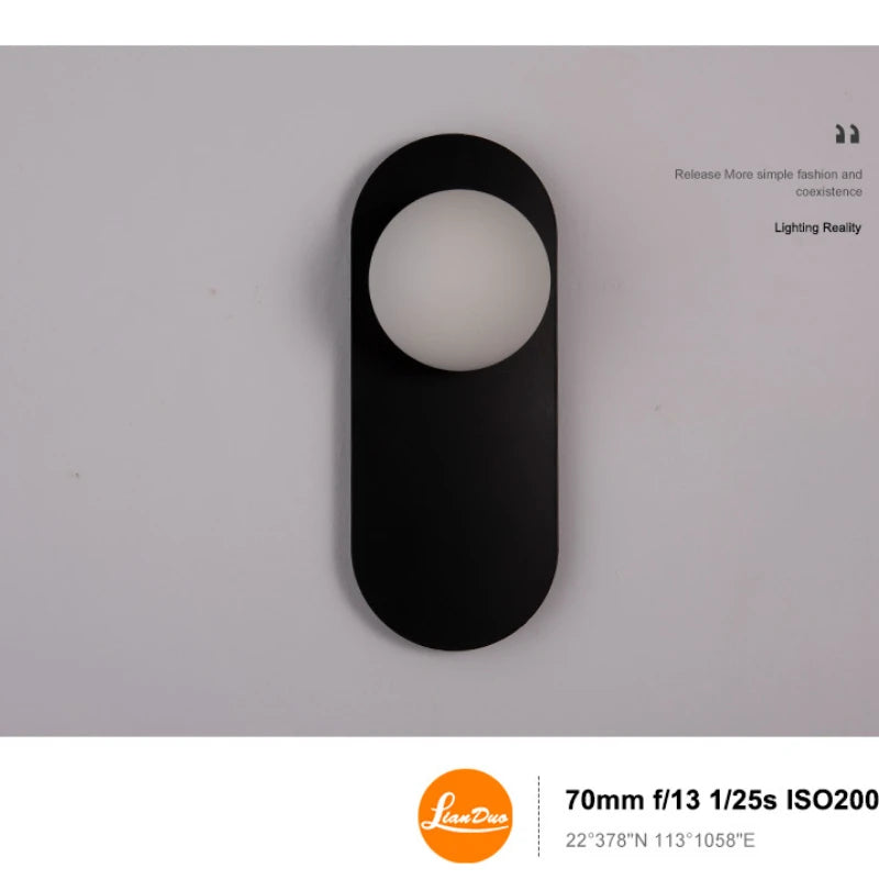 lampe moderne fer noir jaune éclairage quotidien minimaliste fixée mur flux lumineux 249 2000