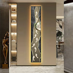 Lampe peinture lumineuse face à la porte