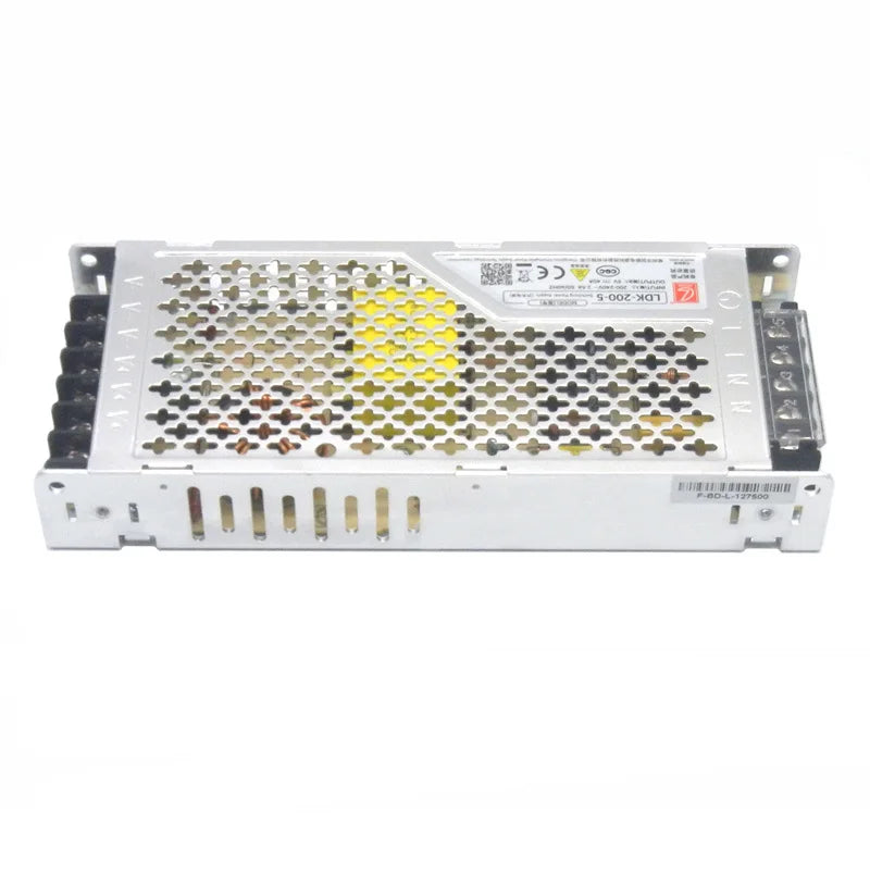 transformateur électrique argenté moderne 200w 40a clips latéraux connecteurs électriques certifié