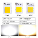 projecteur led 20w 30w blanc chaud facile diy chip cob mat moderne
