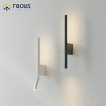 lampe murale moderne minimaliste fixée mur source led noir blanc