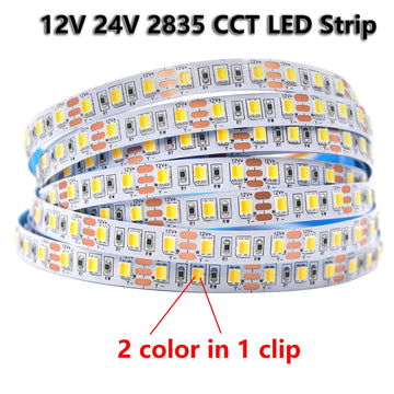 ruban led flexible 120 leds adhésif 3m blanc jaune bleu modernes 12v 24v