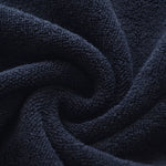 serviettes bain coton brodées géométriques noir bleu marine vert gris marron blanc halloween qualité