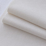 serviettes velours polyester imperméable moderne blanc beige vert gris bleu uni respectueux environnement