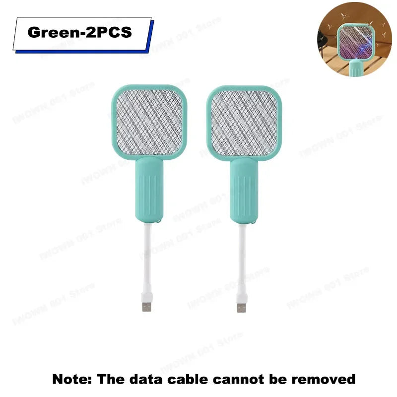 raquette anti moustiques rechargeable usb rose bleu noir blanc moderne pratique