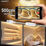 ruban led flexible blanc moderne interrupteur boutons usb adhésif ciseaux 30cm 100cm 200cm 300cm