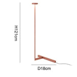 lampe pied moderne minimaliste gris rouge noir épurée LED salon chambre(toucher interrupteur)