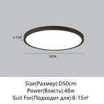 plafonnier led carré blanc ultra fin moderne luminaire salon chambre salle manger