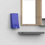 distributeur savon liquide mains abs blanc gris beige texture lisse moderne fixation murale push