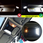 ampoules led voiture blanc modernes carrés points noirs intérieur nuit toit coffre