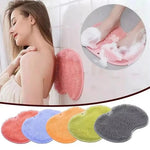 brosse pieds texturée rose bleu orange vert gris moderne bain antidérapante suction cup