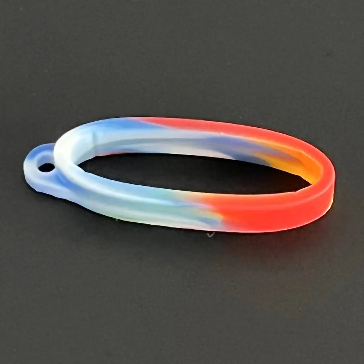 bracelet silicone rouge simple anneau blanc vert noir rose bleu unicolore opacité