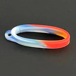 bracelet silicone rouge simple anneau blanc vert noir rose bleu unicolore opacité
