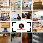 tapis sol moderne stickers adhésifs double face antidérapante caoutchouc respectueux environnement noir beige