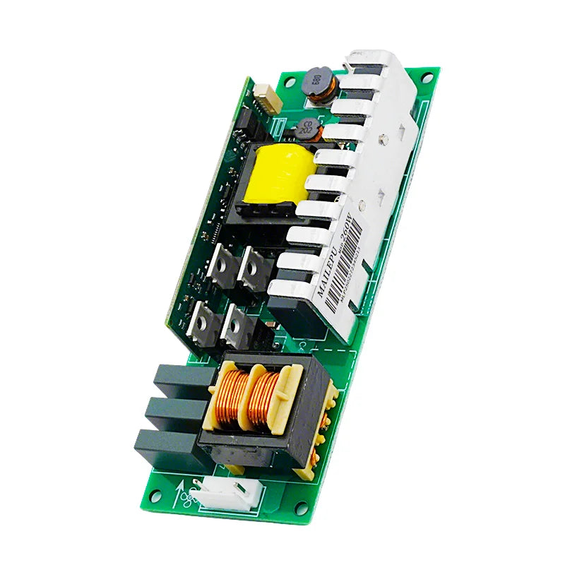 lampe faisceau 300w vert noir jaune imprimé conducteurs dorés électronique scènes professionnelles dj