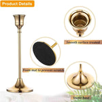 bougeoirs table or noir modernes minimalistes supports bougies grille tailles