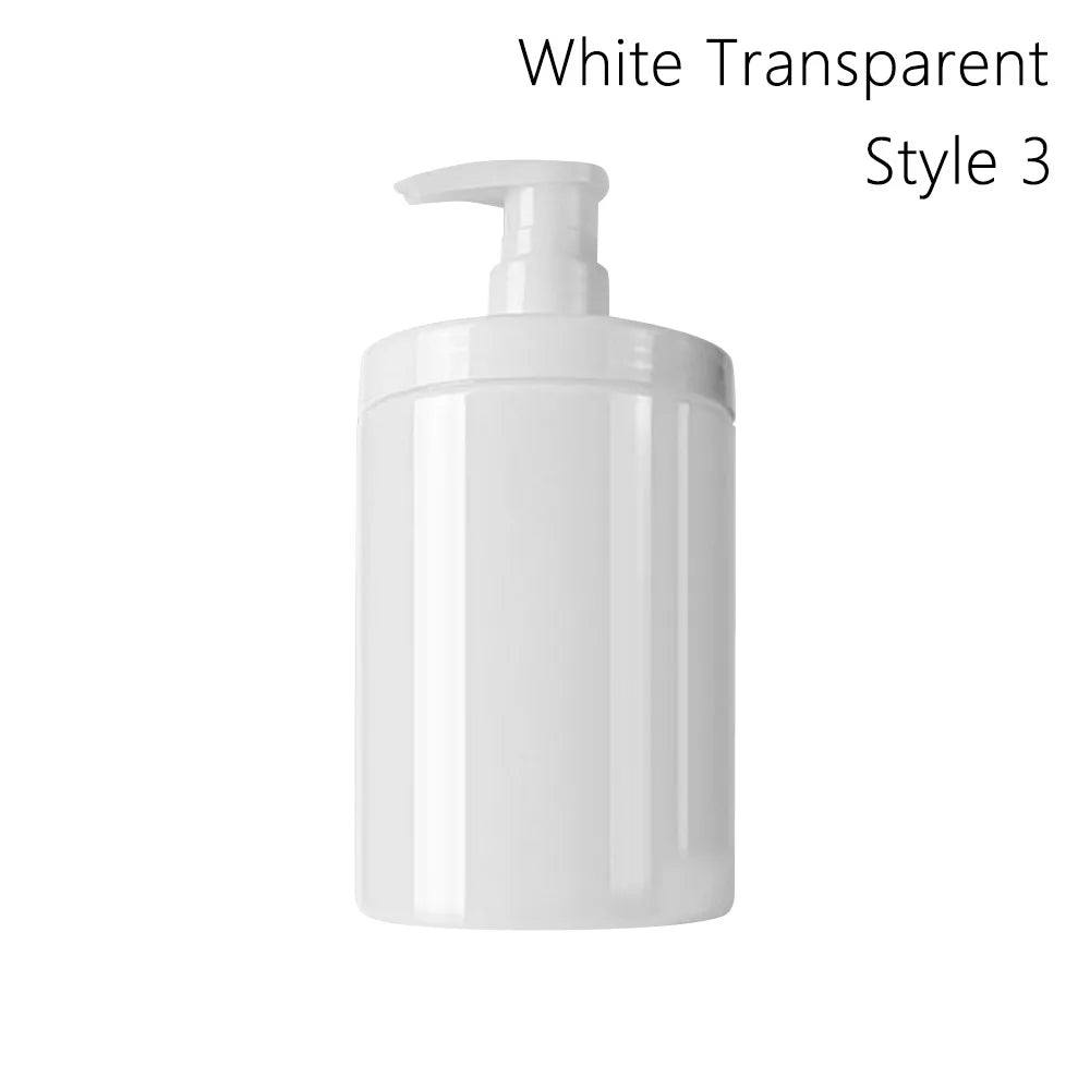 savon liquide flacon noir blanc transparent pompe rechargeable moderne bouteille large ouverture 300ml 500ml