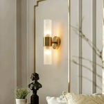 lampe murale moderne or blanc texture glace craquelée éclairage quotidien salle manger chambre coucher