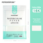 papier aquarelle grainé blanc vert bleu jaune artiste coarse medium fine boîte métal cartes