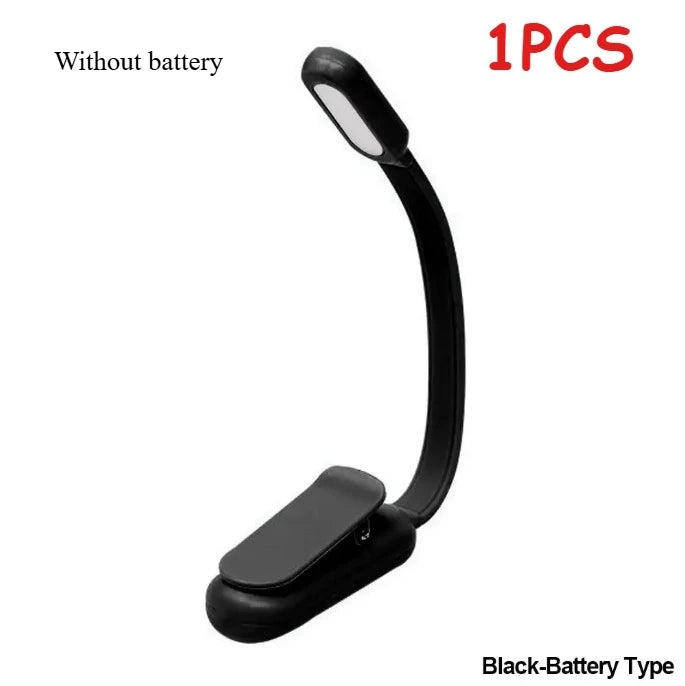 lampe lecture rechargeable rose bleu noir pince usb ajustable brightness moderne compact