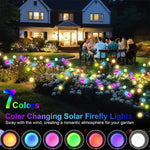 lumières solaires guirlande lumineuse multicolore boules sphériques extérieures jardin decoration moderne
