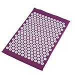 tapis massage acupression relaxation points blancs vert violet bleu moderne ergonomique sac transport