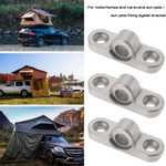 supports tige solaire argentés eyelets pièces vis industriel camping car caravane fixations