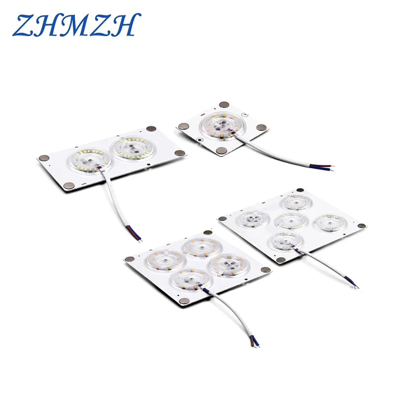 lampe led blanc moderne minimaliste adhésif 12w 24w 36w 45w lentille optique aimants superconducteurs