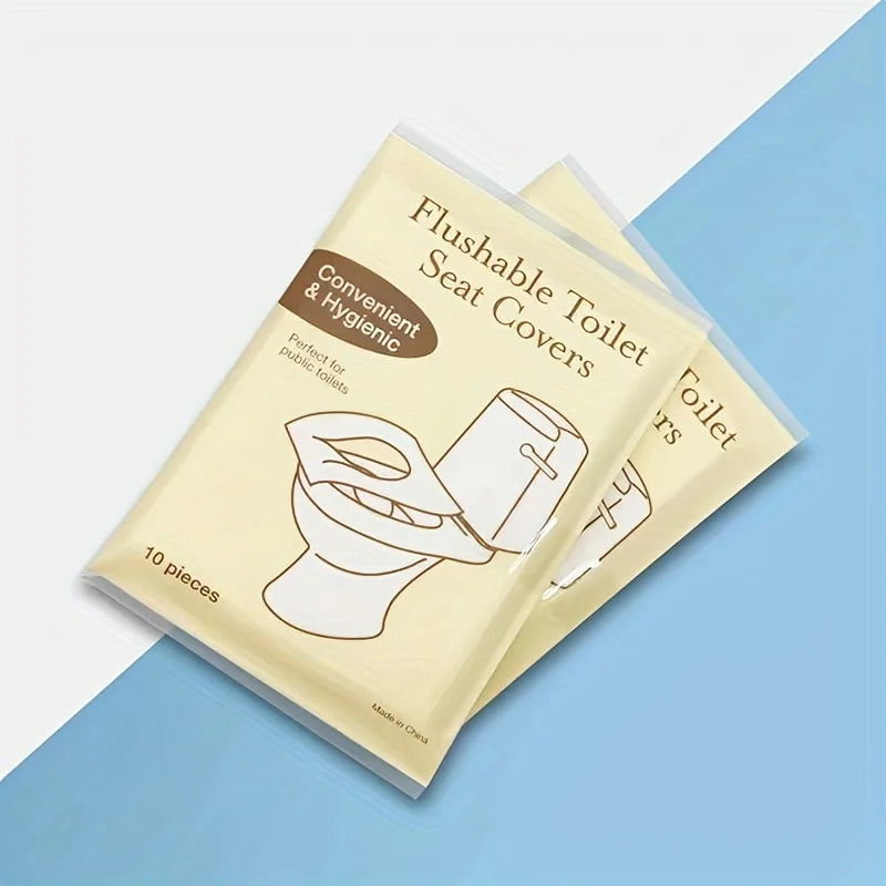 couvre siege toilette jetable blanc hygienique portable respectueux environnement pack 100 pieces