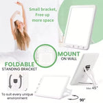 lampe led lumière naturelle blanc moderne températures minuteries luminosités pliable