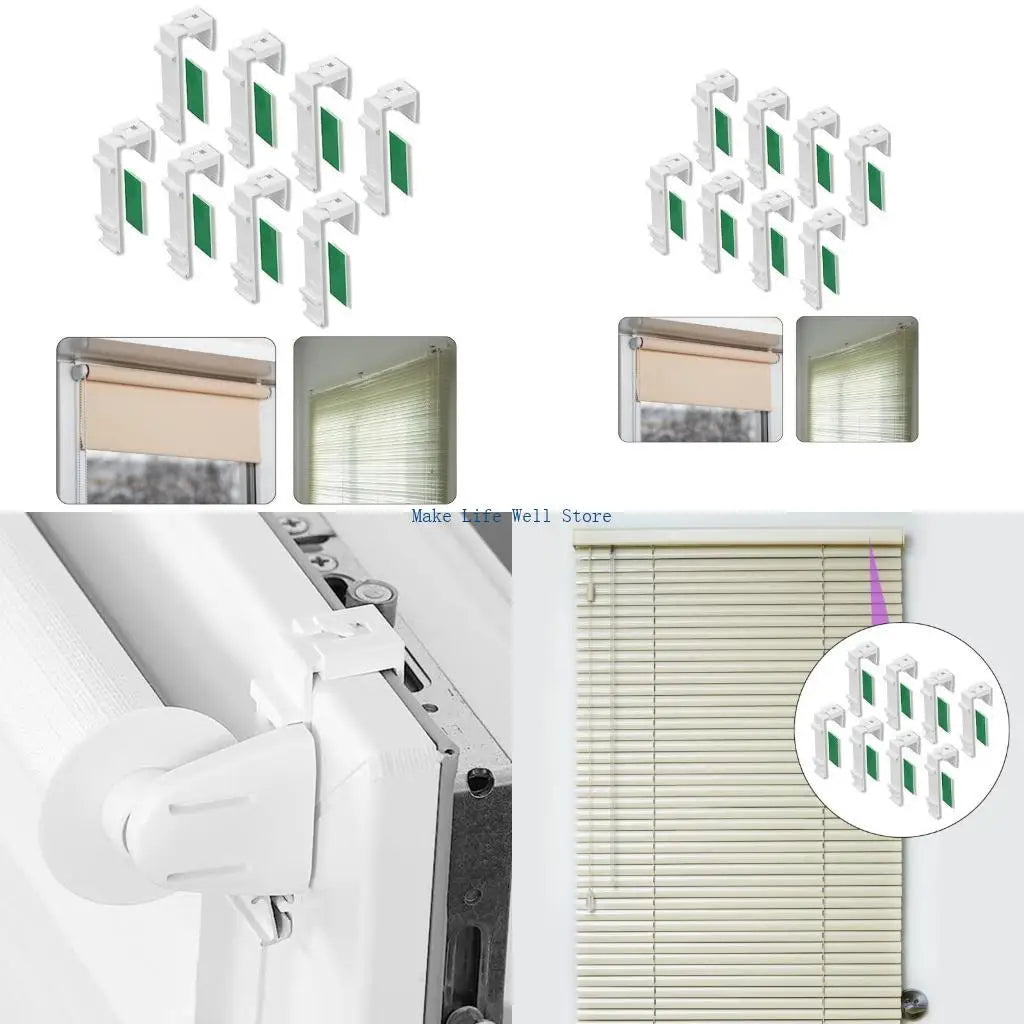 supports rideau plissé adhésif blanc moderne fixations rideau plissé accessoire rideau chanvre