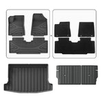 tapis sol coffre voiture noir rayures horizontales moderne imperméable tpe