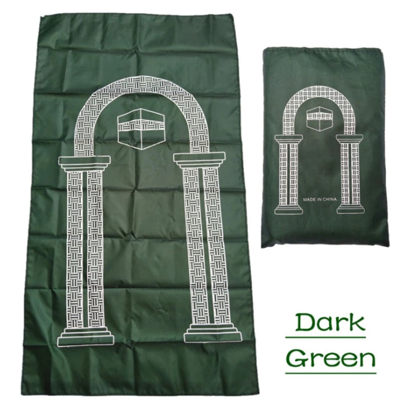 tapis prière islamique imperméable cuir couleur noire bleue rouge moderne