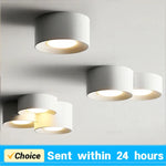 plafonnier led spot blanc moderne rond acrylique luminaire intérieur salon chambre salon couloir