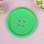 coasters adhésifs modernes couleur bleu rouge vert marron quatre trous opaques tasses thé