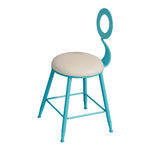 chaises patio modernes fer forgé couleur vert bleu blanc minimaliste jardin balcon