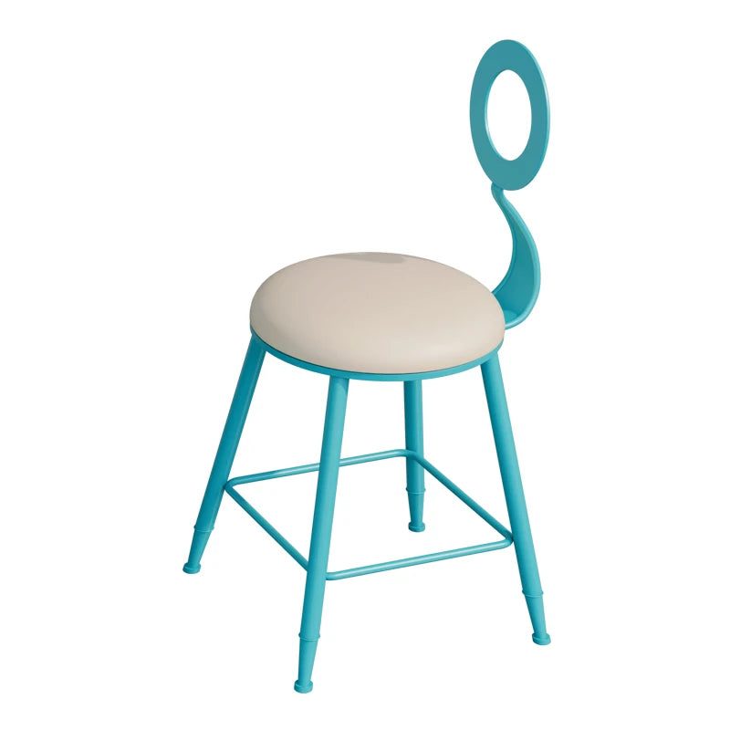 chaises patio modernes fer forgé couleur vert bleu blanc minimaliste jardin balcon