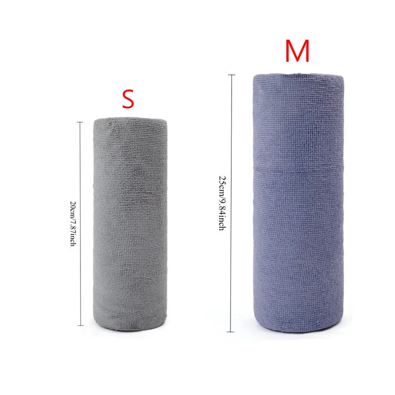 serviettes cuisine réutilisables microfibre gris texture tissée moderne absorbantes respectueuses environnement