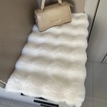 coussin sol peluche doux rectangulaire confortable siège banc entrée maison moderne