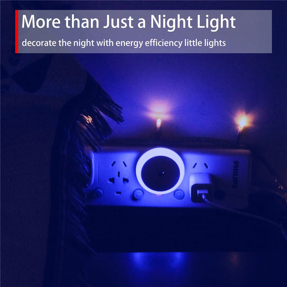 lampe nuit led ronde capteur automatique couloir salle bain chambre