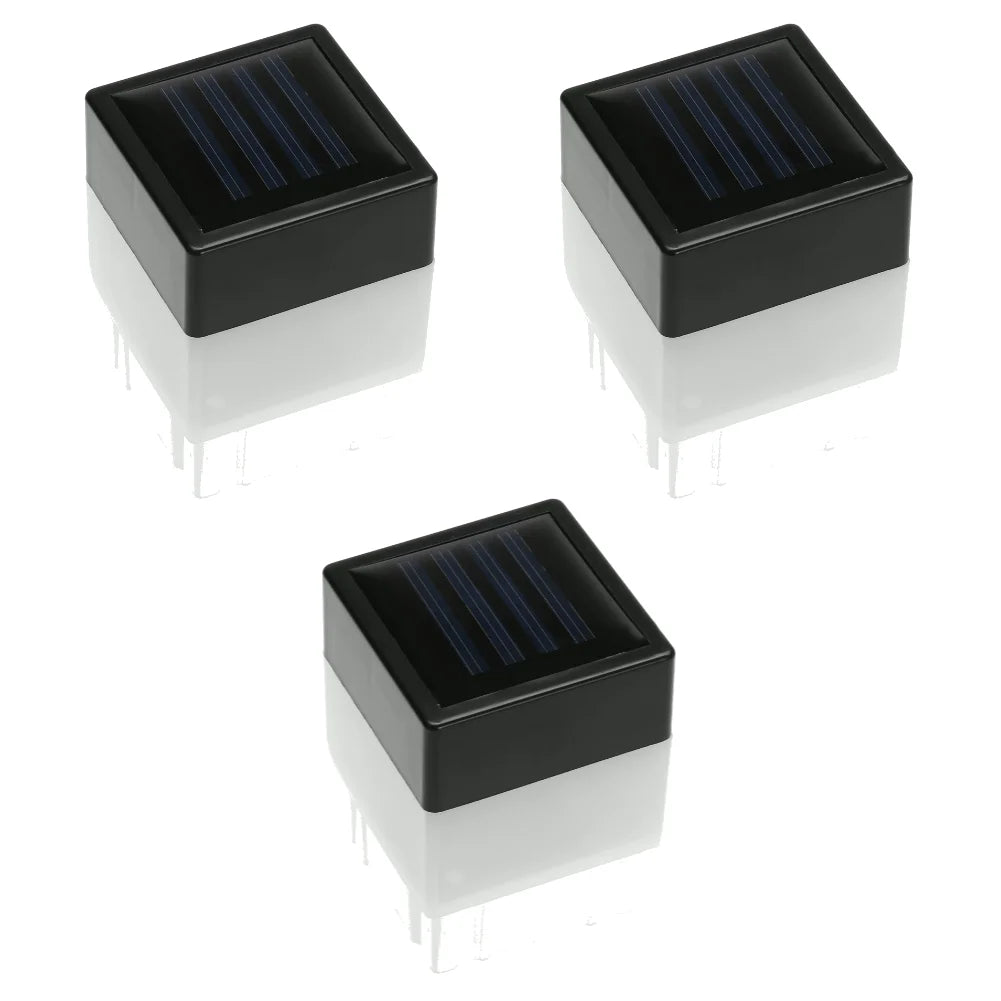 lampe solaire extérieure moderne noire blanche autoinstallation led hydrofuge