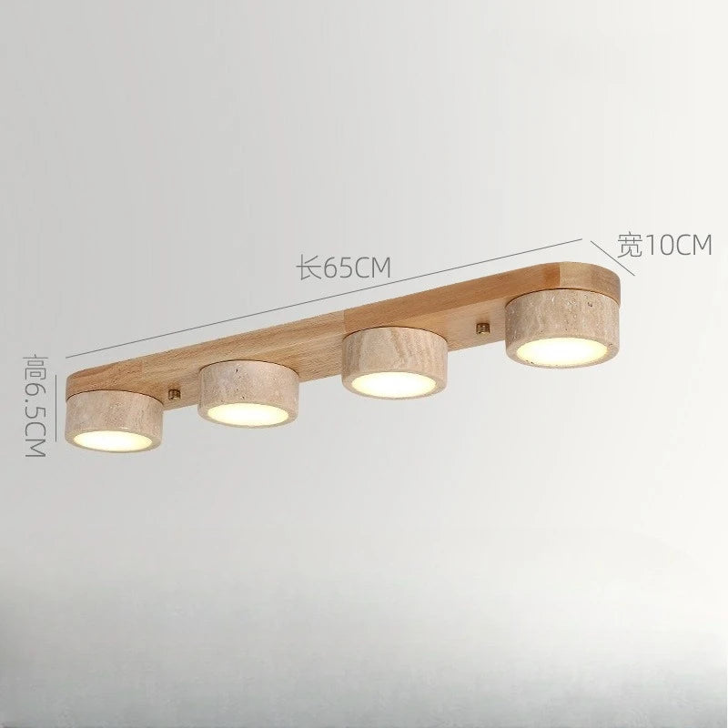 lampe moderne marron clair texture naturelle éclairage led minimaliste chambre salon entrée étude
