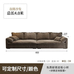 canapé d'angle marron clair velours mat moderne bois largeur 180cm longueur 360cm