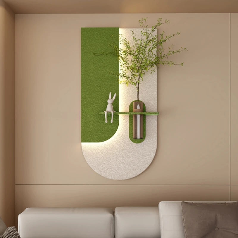 Éclairage LED doux de la lampe murale dans un couloir