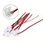 connecteurs led blanc rouge noir adhésifs modernes fonctionnels 10 pièces