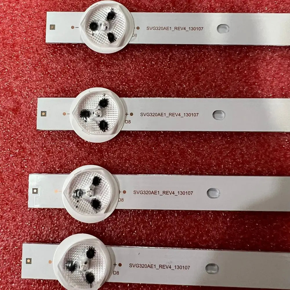 bandes rétroéclairage led téléviseur argenté noir blanc modernes fixations 60mm