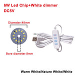 plaque led 5w 6w 10w 30w bleu blanc moderne diodes smd 5730 câble usb