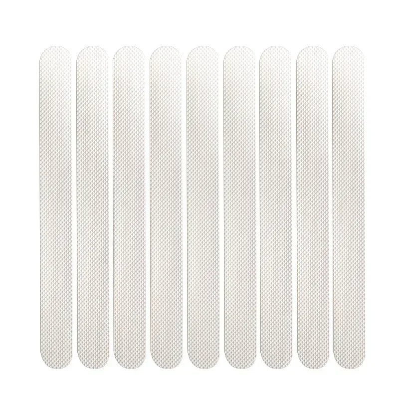 tapis bain antidérapant moderne adhésif blanc rayures horizontales respectueux environnement salle bain