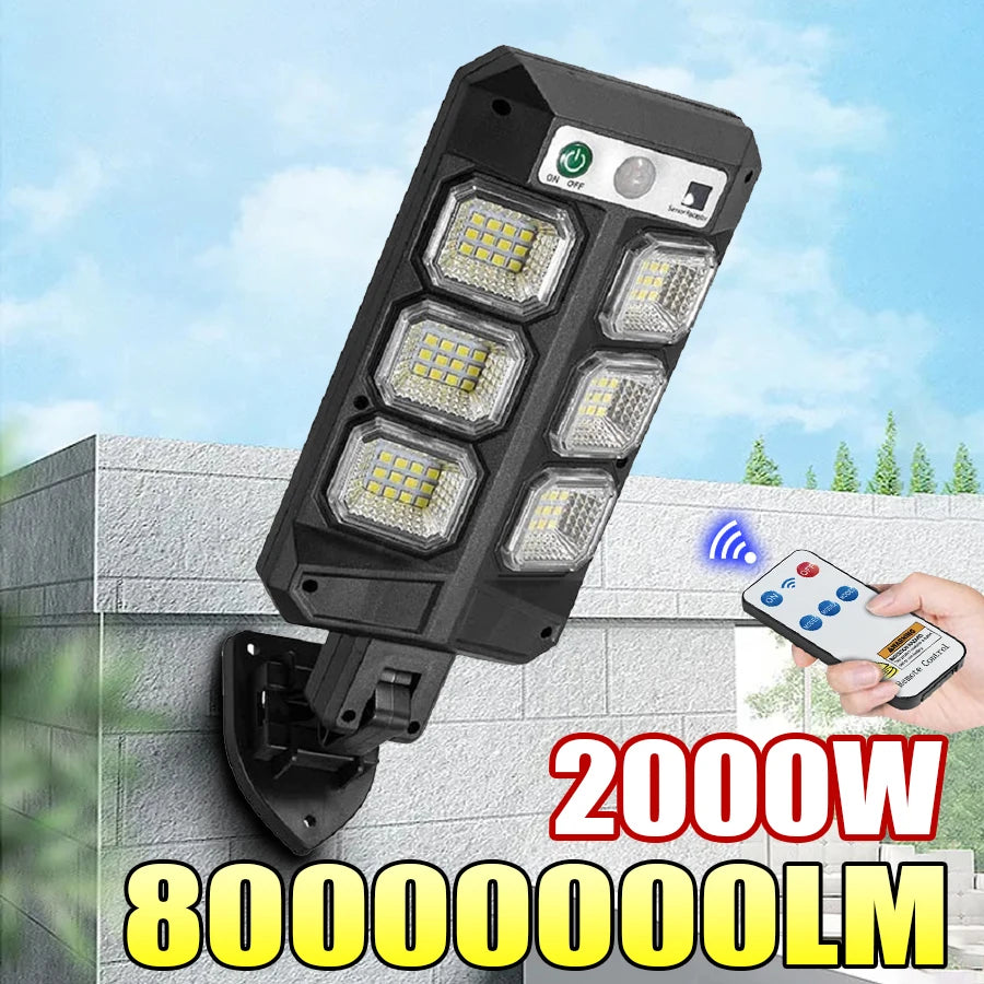 lampe solaire moderne noire ip66 induction corpo télécommandeextérieur led 12v